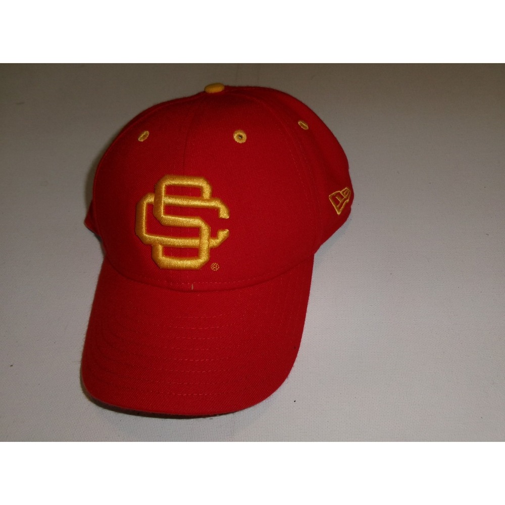 USC TROJANS NEW ERA FITTED BEACH GOLF Y2K 00S HAT CAP VINTAGE S1